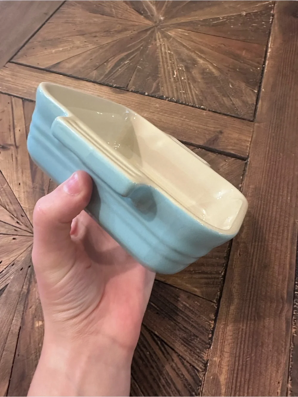 Le Creuset 6x6” Bakeware Dish Set - Light Blue & Cream